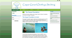 Desktop Screenshot of casparstichting.org